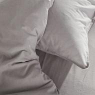 Parure de Lit unie en coton gris mastic Today 220x240 vue 2