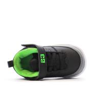 Baskets Noir/Vert Garçon Nike Jordan Max Aura 3 vue 4