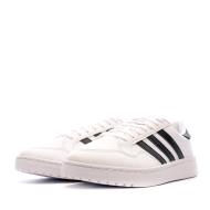 Baskets Blanches Mixte Adidas Team Court J vue 6