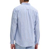 Chemise Bleu/Blanc Homme Tommy Hilfiger Tjm Reg Linen vue 2