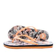 Tongs Noir/Orange Femme Roxy Seagive