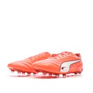 Chaussures de Foot Orange Fluo Homme Puma King Pro FG/AG vue 6