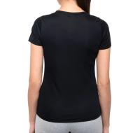 Maillot de Sport Noir Femme Reebok SS vue 2