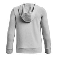 Sweat Zippé Gris Garçon Under Armour Ua Rival Terry vue 2