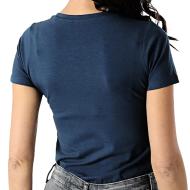 T-Shirt Marine Femme Pepe jeans Pjl L vue 2