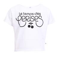 T-Shirt Blanc Fille Le Temps des Cerises MUSGI pas cher