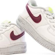 Baskets Blanche/Bordeaux Fille Nike Force 1 Crater Classic vue 7