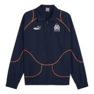 OM Veste Marine/Orange Homme Puma Rétro 24/25 pas cher