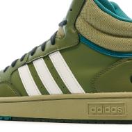 Baskets Verte Homme Adidas Hoops 3.0 Mid vue 7
