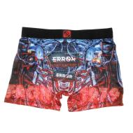 Boxer Bleu/Rouge Homme Freegun Punk Skulls vue 2