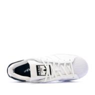 Baskets Blanches Femme Adidas Superstar J vue 4