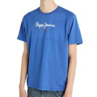 T-shirt Bleu Homme Pepe jeans Eggo 56S