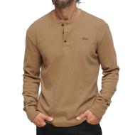T-shirt Marron Homme Superdry Henley