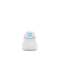 Baskets Blanc/Rose Fille Puma Carina 3.0 Jelly vue 3