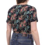 Blouse Marine à fleurs Femme Vero Moda Easy vue 2