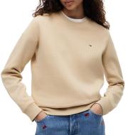 Sweat Beige Femme Tommy Hilfiger Flag Crew1
