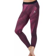 Legging Technique Noir/Rose Femme Odlo Blackcomb Eco pas cher
