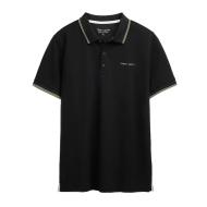 Polo Noir/Kaki Homme Teddy Smith Pasian 2