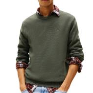 Pull Kaki Homme Tommy Hilfiger Slims