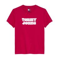T-shirt Rose foncé Femme Tommy Hilfiger Tjw Reg Essential pas cher