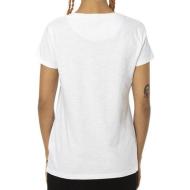 T-Shirt Blanc/Noir Femme Von Dutch LEC vue 2