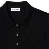 Polo Noir Femme Lacoste PF5462 vue 3