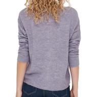 Pull Mauve Femme JDY Elanora vue 2