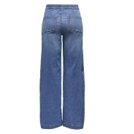 Jean Loose Bleu Moyen Femme Bleu Only Mollie vue 3