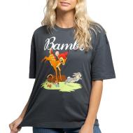 T-Shirt Gris Femme Disney Bambi Springing pas cher