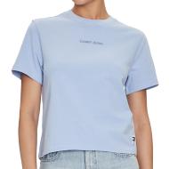 T-shirt Bleu Femme KANABEACH - Taille 38 - NEUF Avec étiquette - Style Graphique Rétro
