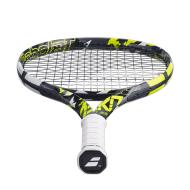 Raquette de Tennis Gris/Jaune Babolat Pure Aero Junior 26 S CV vue 2