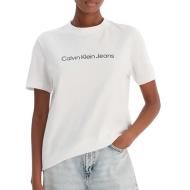 T-Shirt Blanc Femme Calvin Klein Jeans LV047C912G