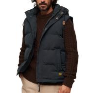 Doudoune sans Manche Marine Homme SUPERDRY Everest Hooded Puffer