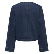 Veste en Jean Bleu Foncé Femme Only Palma vue 2