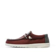 Chaussures Rouge Homme Hey Dude Wally Sox Triple Needle