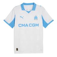 OM Maillot de Football Blanc/Turquoise Garçon Puma 25/26 pas cher