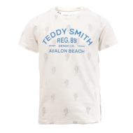 T-shirt Blanc à Imprimé Garçon Teddy Smith Ernest pas cher