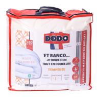 Couette Dodo Blanche Synthetique Temperee Je Dors Bien 260x240cm pas cher