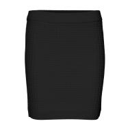 Jupe en Maille Noire Femme Vero Moda Omega vue 3