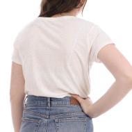 T-Shirt blanc femme Teddy Smith T-Aiko vue 2