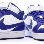 Baskets Blanches/Bleu Femme Nike Court Borough Mid 2 vue 7