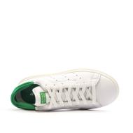 Baskets Blanche/Verte Femme Adidas Stan Smith vue 4