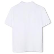 Weiß/Schwarzes Polohemd für Jungen von Hugo Boss J52730 Ansicht 2