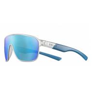 Lunettes de soleil Solar Discovery Transparent Polarized Flash Bleu pas cher
