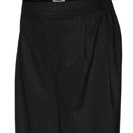 Pantalon Droit Noir Femme Mamalicious Glitter vue 2