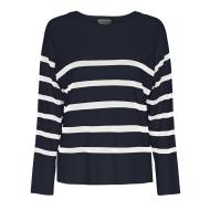 Pieces Sia Jersey Azul Marino/Blanco Mujer