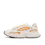 Baskets Blanches/Oranges Femme Adidas Ozmillen pas cher