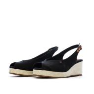 Sandales Noires Femme Tommy Hilfiger Flags vue 6