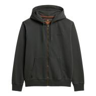 Sweat Zippé Grise Homme Superdry Essential Washed Ziphood vue 2