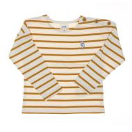 T-shirt Jaune à Rayures Enfant EOM Elorisa pas cher